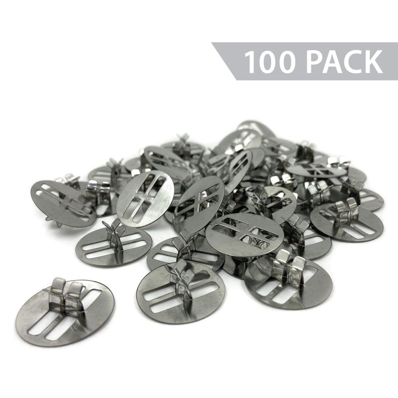 Hemlock Park Universal Wood Wick Clips for Candles | Sustainer Tabs Fit Most Wooden Wicks | Longer Burn Time & Less Wasted Wax (100 Pack) - Image 2